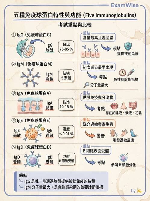 護理師 - 自體免疫疾病與過敏反應 - AI 圖文解析預覽