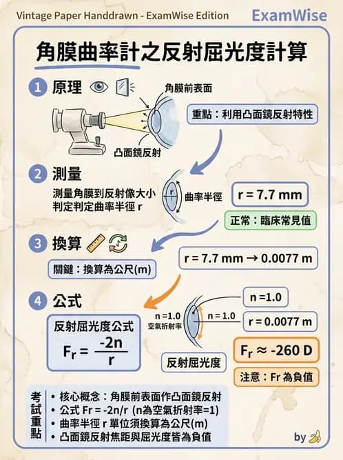 驗光師 - 折射定律、反射與光學現象 - AI 圖文解析預覽