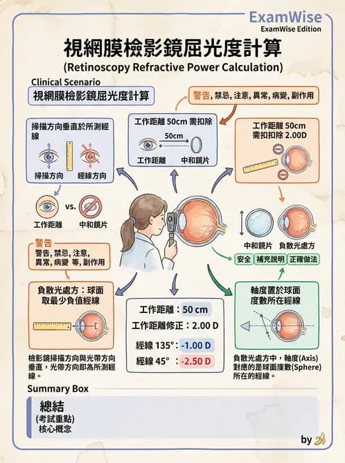 驗光師 - 視網膜檢影法 - AI 圖文解析預覽