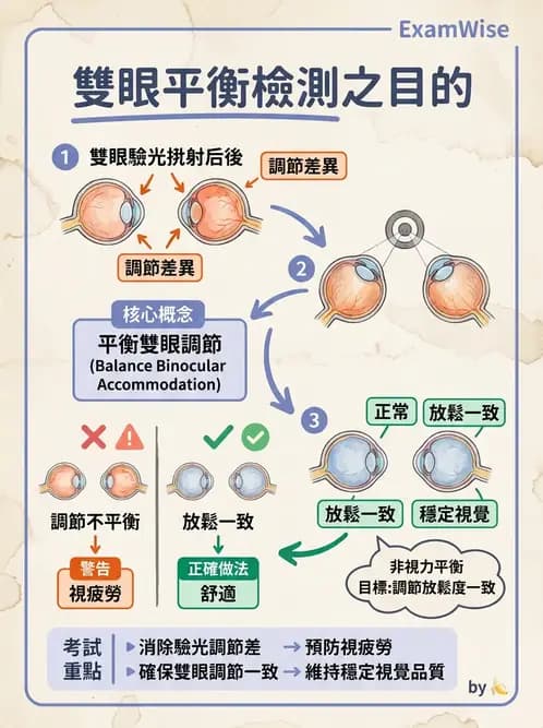 驗光師 - 自覺式驗光流程與球面度判讀 - AI 圖文解析預覽