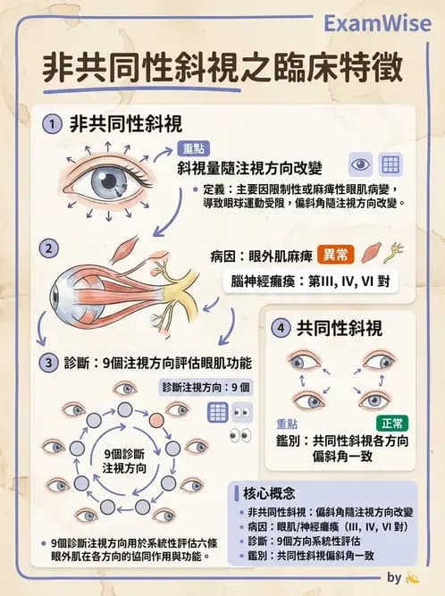 驗光師 - 斜視 - AI 圖文解析預覽