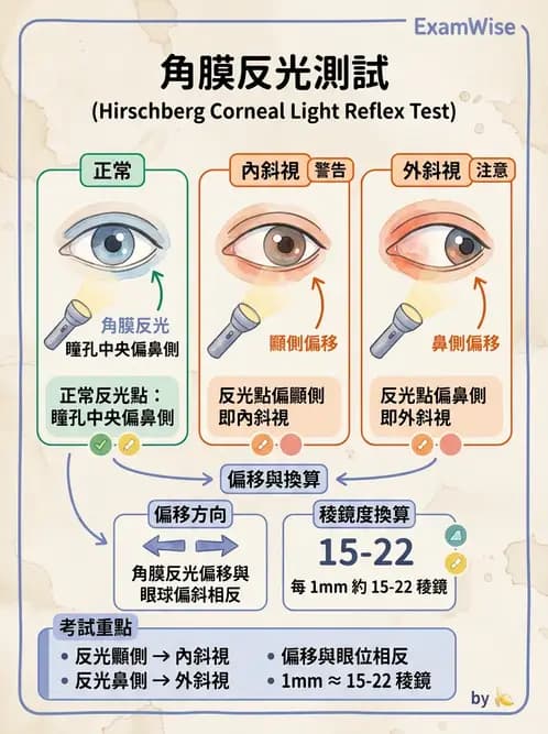 驗光師 - 眼外肌運動與眼位初步檢查 - AI 圖文解析預覽