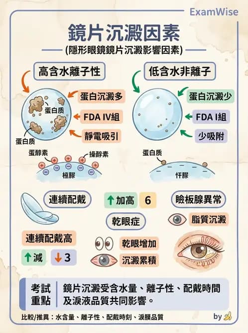 驗光師 - 結膜眼瞼反應、沉澱物與乾眼 - AI 圖文解析預覽