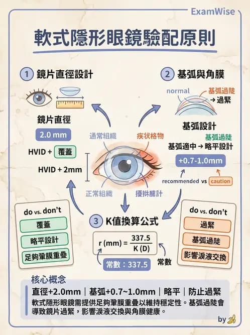 驗光師 - 軟式隱形眼鏡驗配 - AI 圖文解析預覽