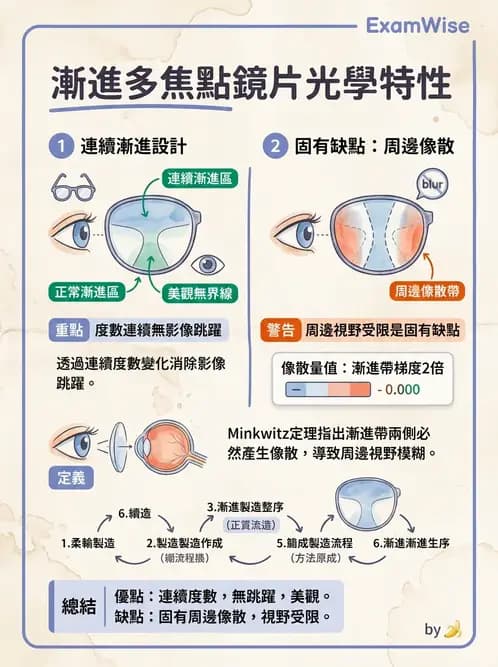 驗光師 - 漸進多焦點鏡片 - AI 圖文解析預覽