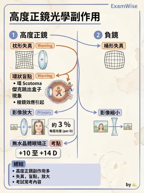 驗光師 - 放大原理與近距離光學計算 - AI 圖文解析預覽