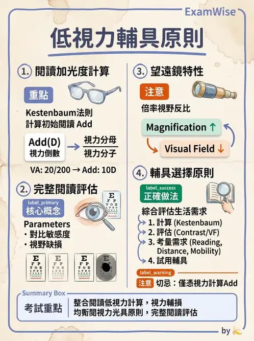 驗光師 - 低視力光學輔具處方與驗配 - AI 圖文解析預覽