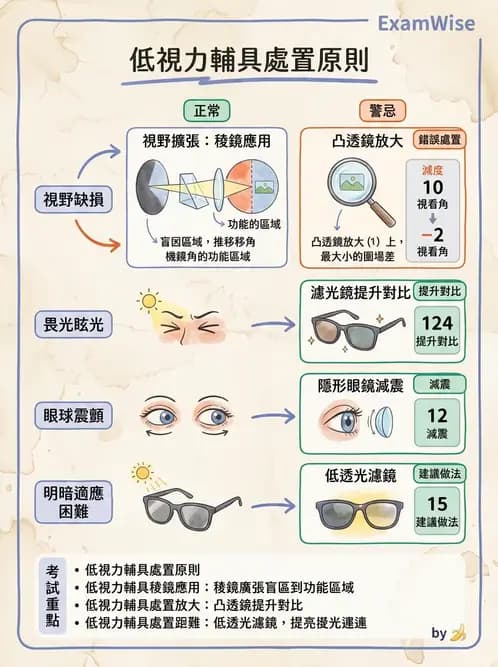 驗光師 - 低視力輔具臨床應用與選配 - AI 圖文解析預覽