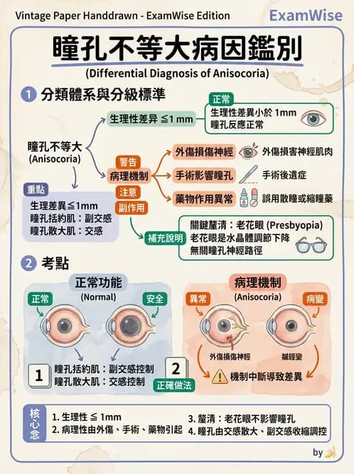 驗光師 - 斜弱視與神經眼科 - AI 圖文解析預覽