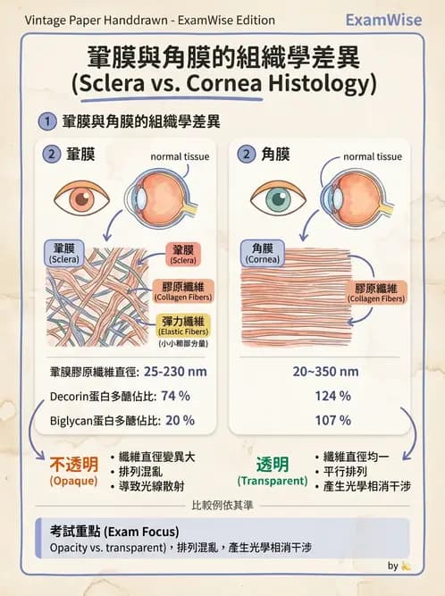 驗光師 - 眼球外層構造 - AI 圖文解析預覽