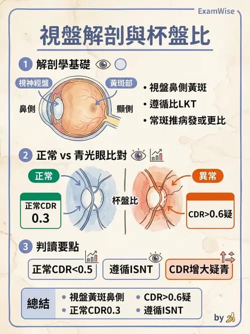 驗光師 - 視覺神經傳導系統 - AI 圖文解析預覽