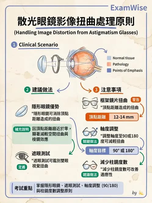驗光師 - 散光分類與臨床判讀 - AI 圖文解析預覽