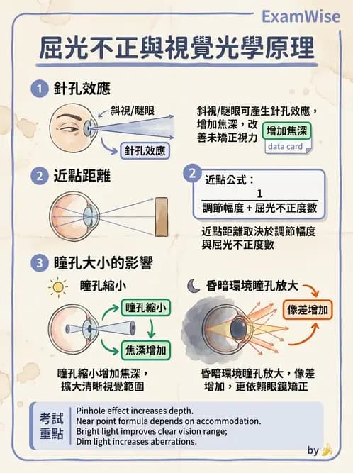 驗光師 - 景深、加入度與老花矯正 - AI 圖文解析預覽