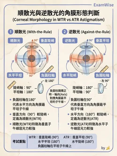 驗光師 - 散光、不等視與不等像 - AI 圖文解析預覽