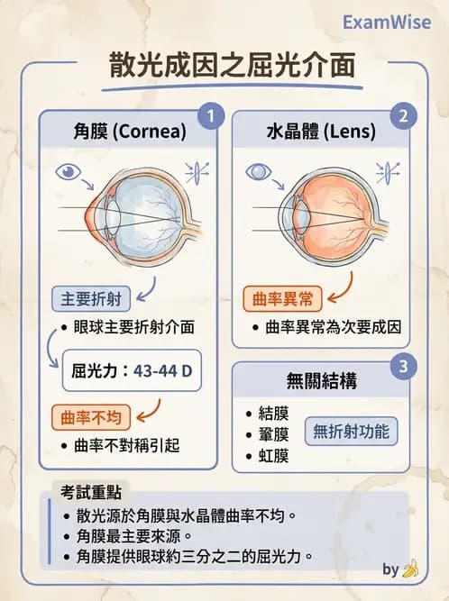 驗光師 - 散光、不等視與不等像 - AI 圖文解析預覽