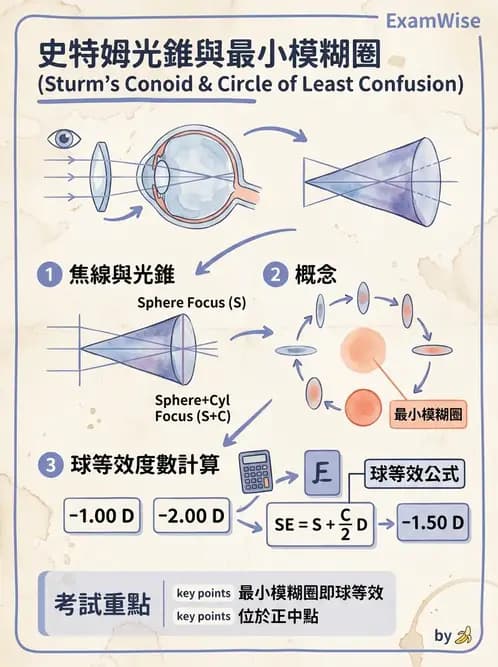 驗光師 - 散光、不等視與不等像 - AI 圖文解析預覽