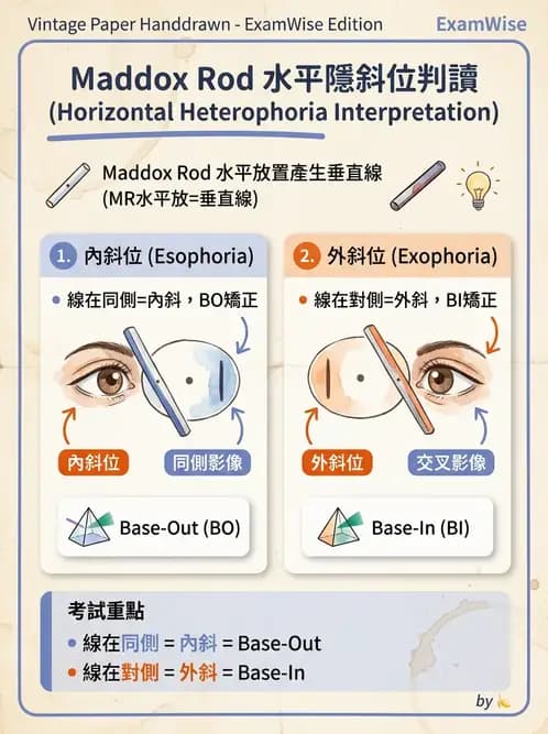 驗光師 - 隱斜位測量方法 - AI 圖文解析預覽