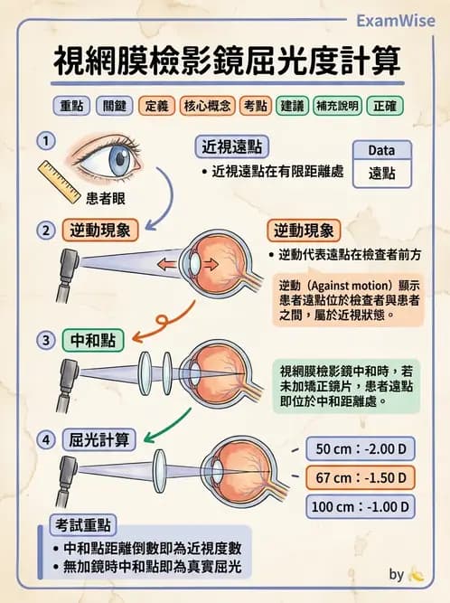 驗光師 - 視網膜檢影法 - AI 圖文解析預覽