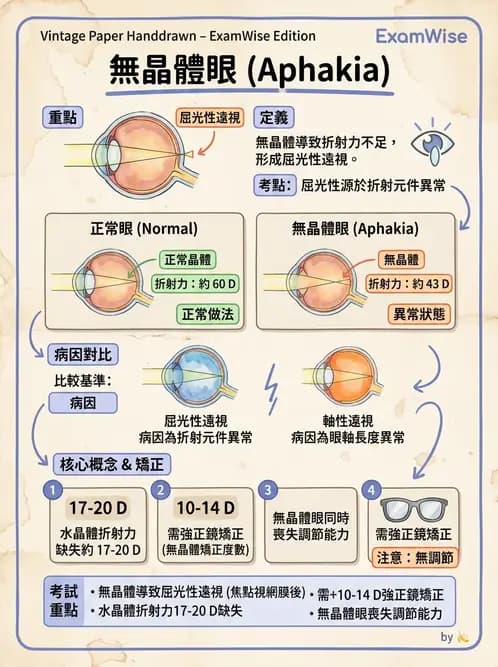 驗光師 - 屈光不正與近視遠視 - AI 圖文解析預覽