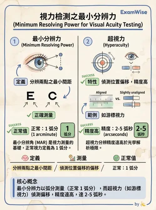 驗光師 - 視力表與視力量測 - AI 圖文解析預覽