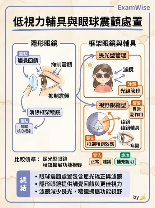 驗光師 - 低視力輔具臨床應用與選配 - AI 圖文解析預覽