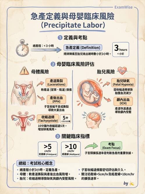 護理師 - 分娩過程與產科急症 - AI 圖文解析預覽