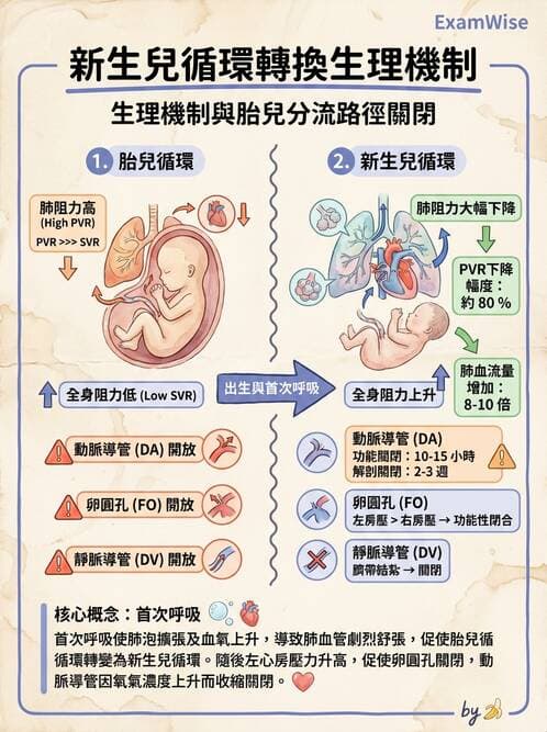 護理師 - 新生兒評估與生理特徵 - AI 圖文解析預覽