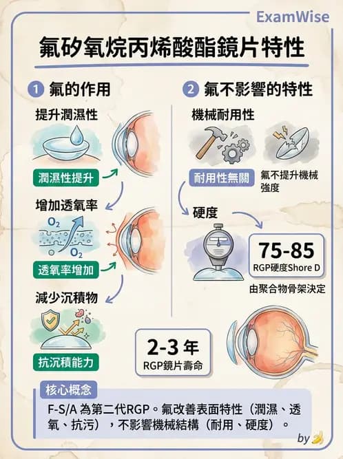 驗光師 - 硬式透氣鏡片材質 - AI 圖文解析預覽