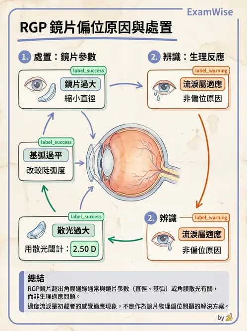 驗光師 - 硬式隱形眼鏡驗配與螢光判讀 - AI 圖文解析預覽
