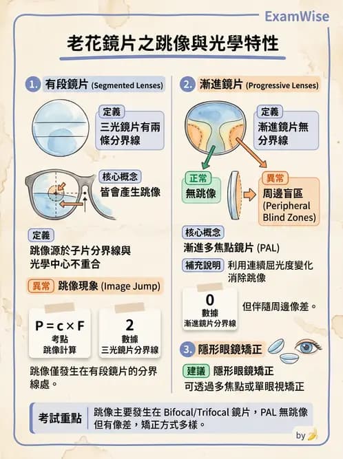 驗光師 - 雙光鏡片 - AI 圖文解析預覽