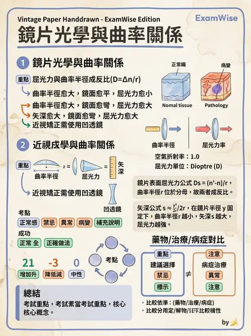 驗光師 - 鏡片度數讀取與設計 - AI 圖文解析預覽
