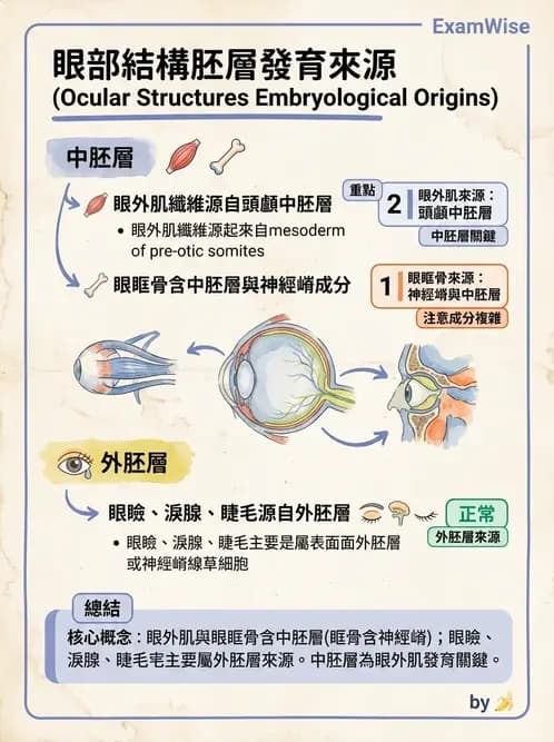 驗光生 - 眼球胚胎發育 - AI 圖文解析預覽