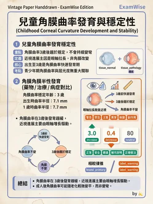 驗光生 - 近視與遠視的分類、成因及眼球光學基礎 - AI 圖文解析預覽