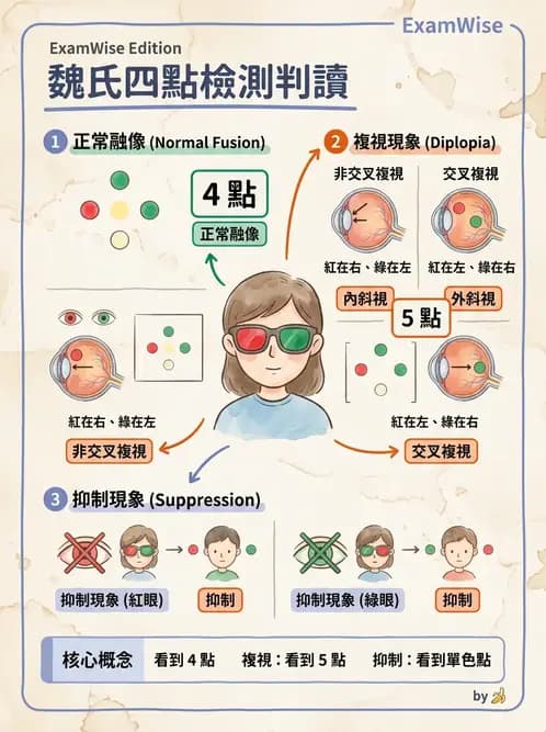 驗光生 - 雙眼感知與融像檢查 - AI 圖文解析預覽