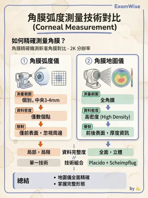 驗光生 - 角膜弧度與地形圖檢查 - AI 圖文解析預覽