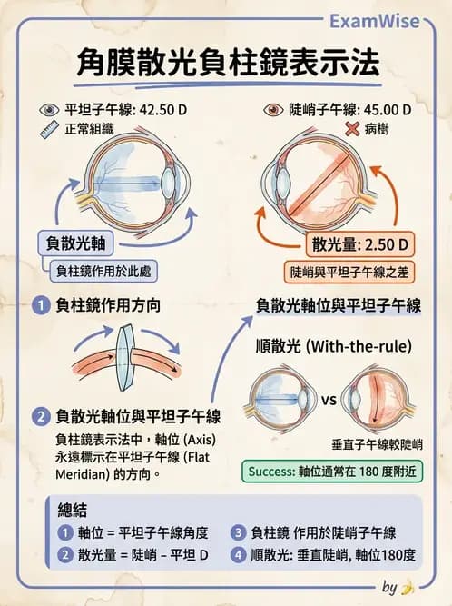 驗光生 - 角膜弧度與地形圖檢查 - AI 圖文解析預覽