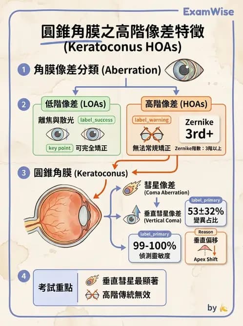 驗光生 - 角膜弧度與地形圖檢查 - AI 圖文解析預覽