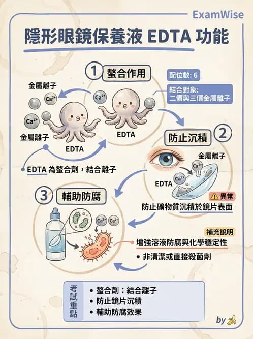 驗光生 - 隱形眼鏡護理液成分與防腐劑 - AI 圖文解析預覽
