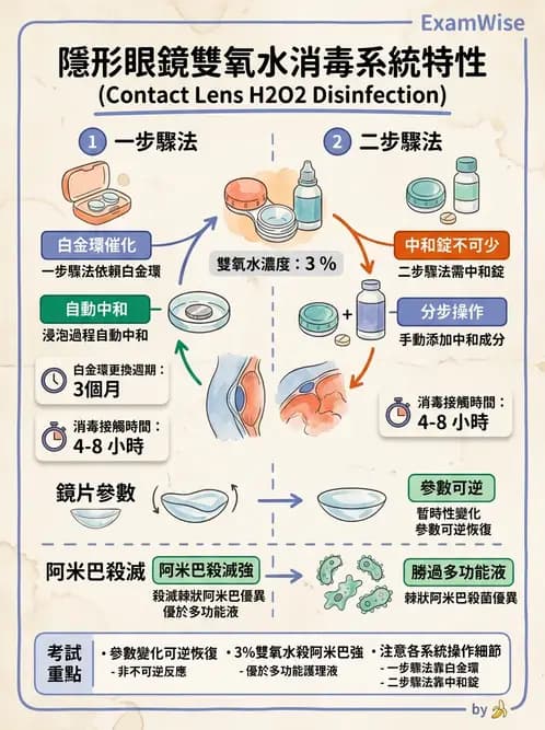 驗光生 - 隱形眼鏡消毒系統與感染控制 - AI 圖文解析預覽