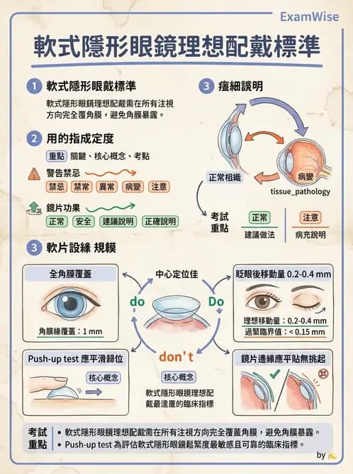 驗光生 - 軟式鏡片配適評估與臨床調整 - AI 圖文解析預覽