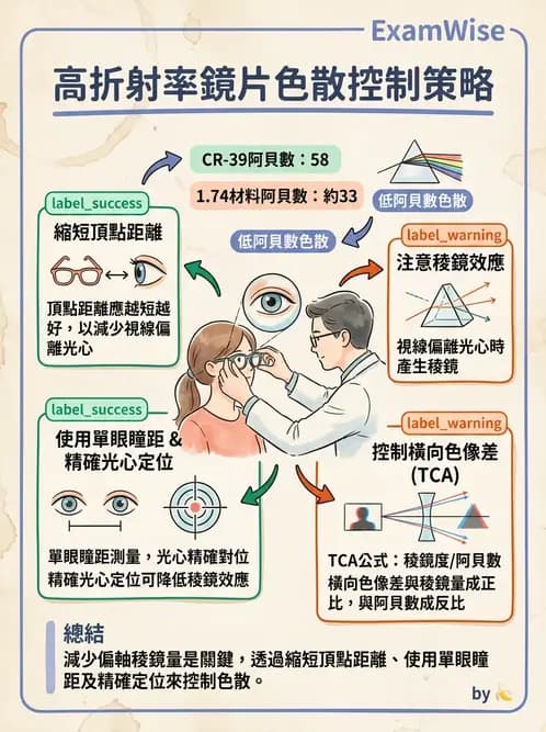 驗光生 - 偏振光、色散與色像差 - AI 圖文解析預覽