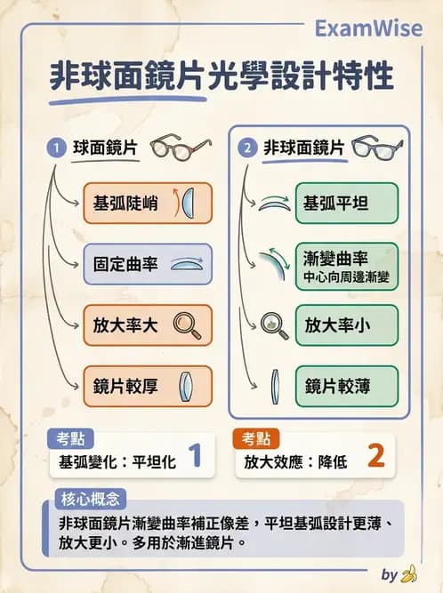 驗光生 - 眼鏡放大率與鏡片光學計算 - AI 圖文解析預覽