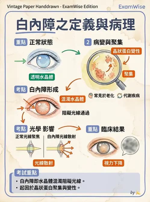 驗光生 - 青光眼與水晶體疾病 - AI 圖文解析預覽