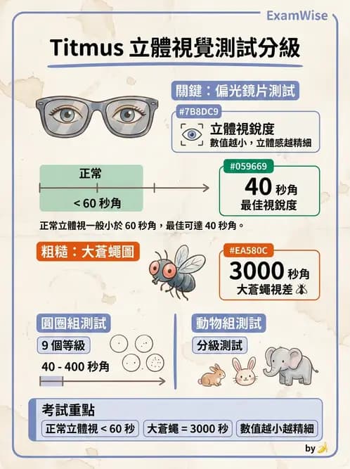 驗光生 - 雙眼感知與融像檢查 - AI 圖文解析預覽