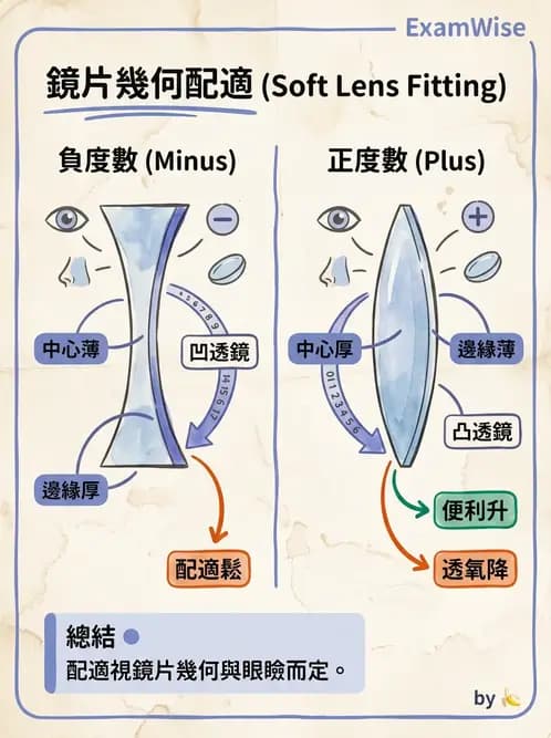 驗光生 - 鏡片設計、結構與臨床選用 - AI 圖文解析預覽
