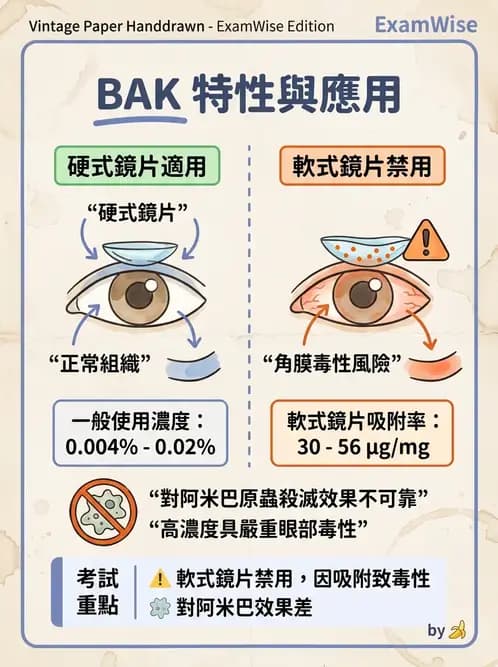 驗光生 - 隱形眼鏡護理液成分與防腐劑 - AI 圖文解析預覽
