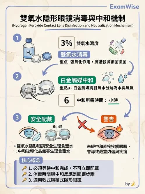 驗光生 - 隱形眼鏡消毒系統與感染控制 - AI 圖文解析預覽