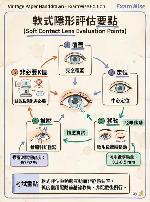 驗光生 - 軟式鏡片配適評估與臨床調整 - AI 圖文解析預覽