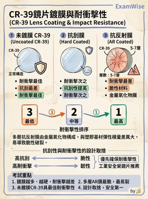 驗光生 - 鏡片鍍膜與光學處理 - AI 圖文解析預覽