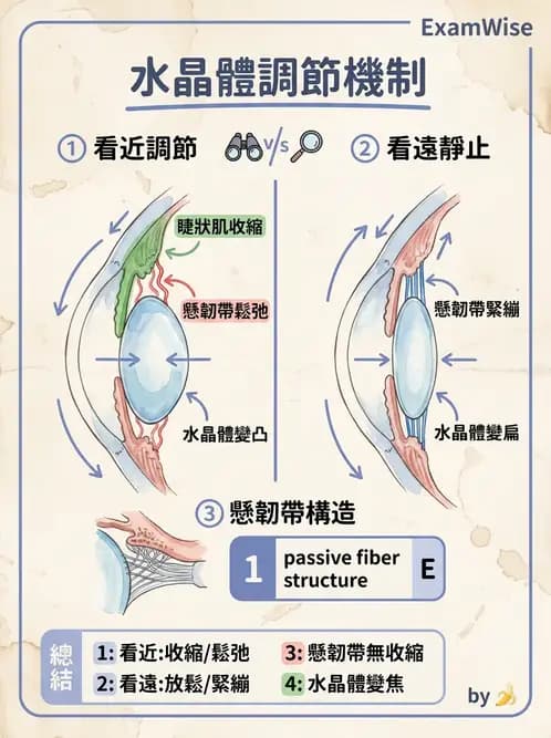 驗光生 - 屈光介質與眼壓調節 - AI 圖文解析預覽